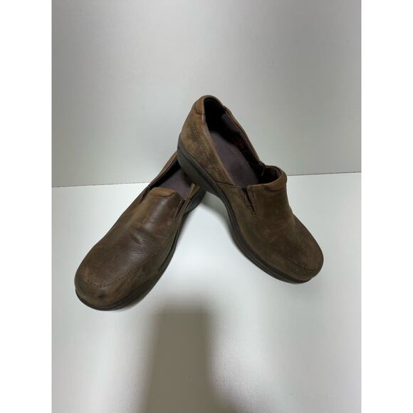 Red Wing Worx Women’s Slip on Work Shoe Size 8 Brown Leather Mule Boho Comfort - Picture 1 of 5